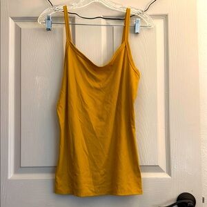 245.  NoBo No Boundaries Mustard Yellow Women's Tank Top Size XL/XG